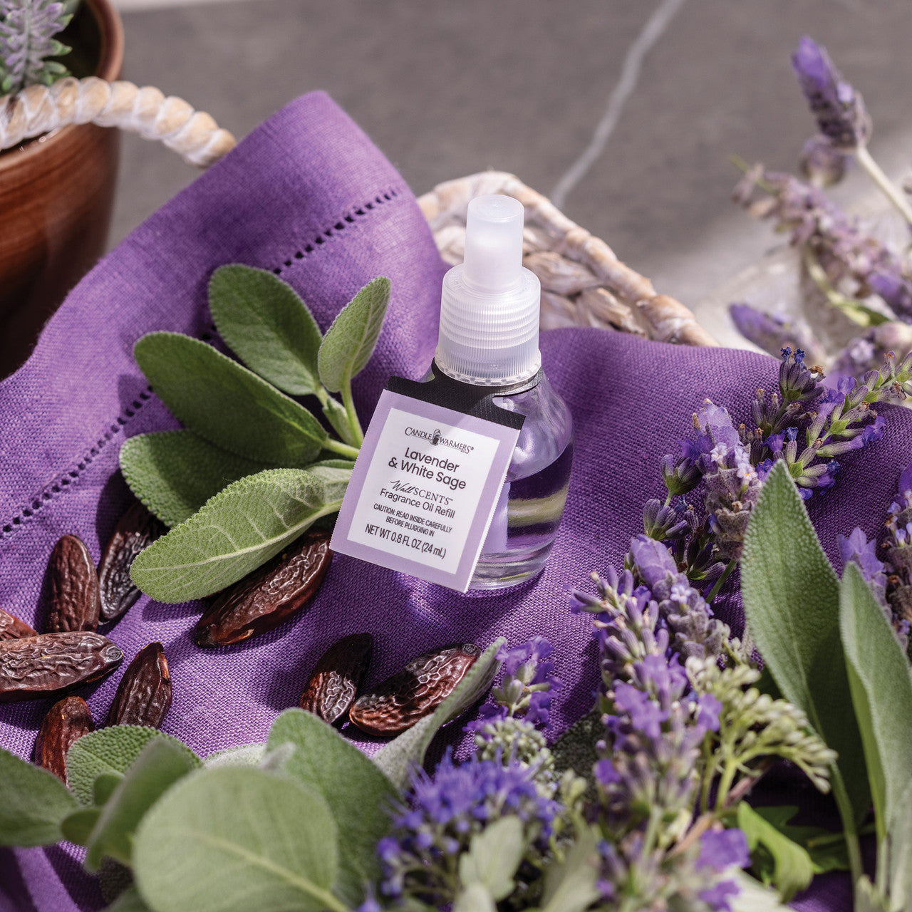 Lavender & White Sage WallScents Fragrance Oil Refill
