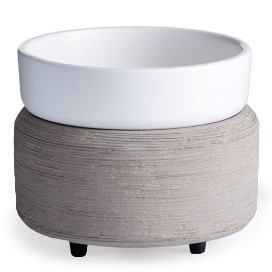 Grey Texture 2-In-1  Classic Fragrance Warmer