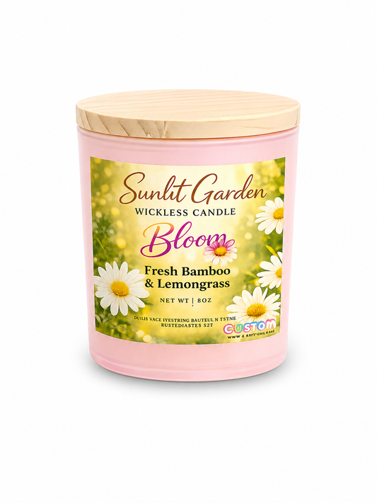 Fresh Bamboo and Lemongrass Wickless Candle