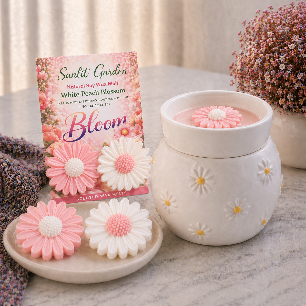 White Peach Blossom Wax Melts