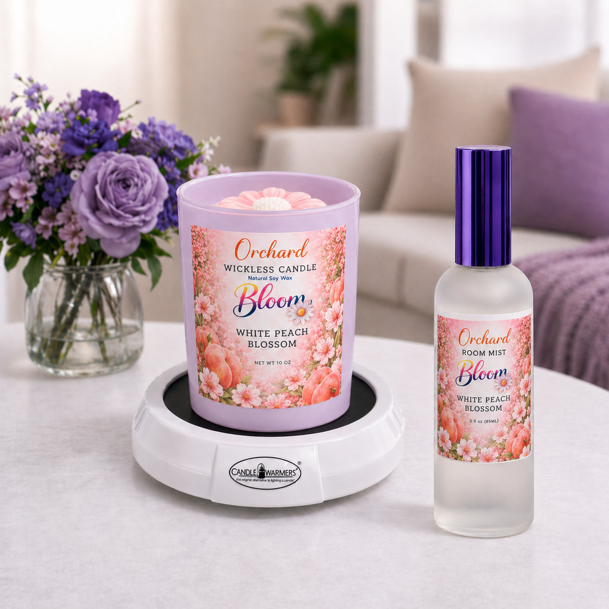 White Peach Blossom Room Mist