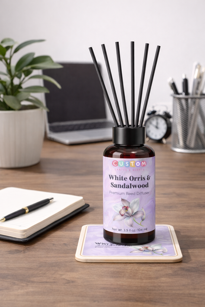 White Orris and Sandalwood Reed Diffuser