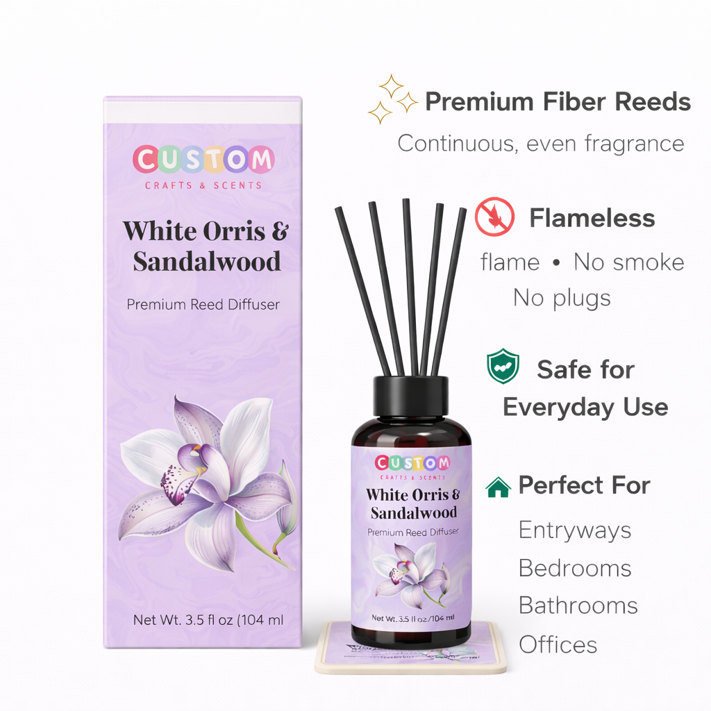 White Orris and Sandalwood Reed Diffuser