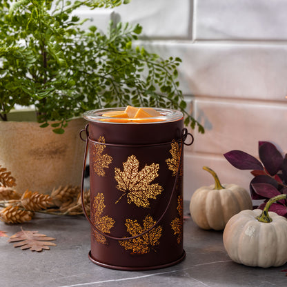 Fall Leaves Vintage Style Bulb Illumination Fragrance Warmer