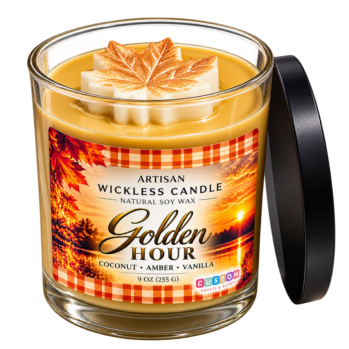 Golden Hour | Artisan Wickless Candle & Room Spray Set