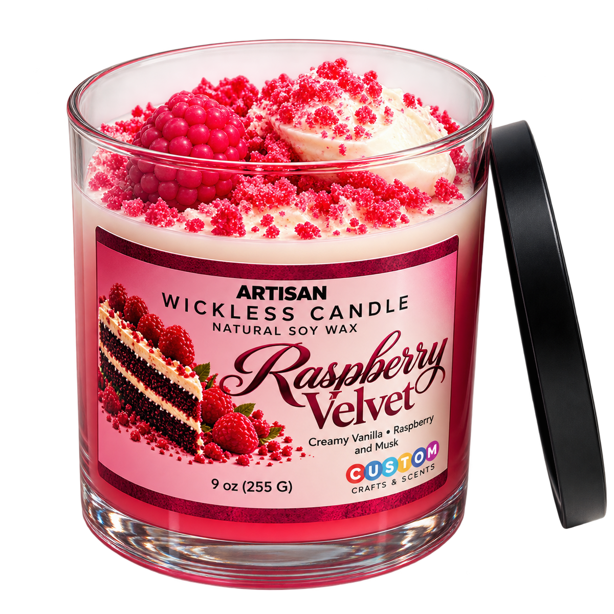 Raspberry Velvet | Artisan Wickless Candle & Room Spray Set