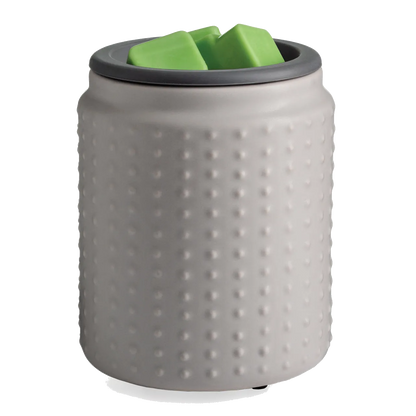 Gray Hobnail Flip Dish Wax Warmer