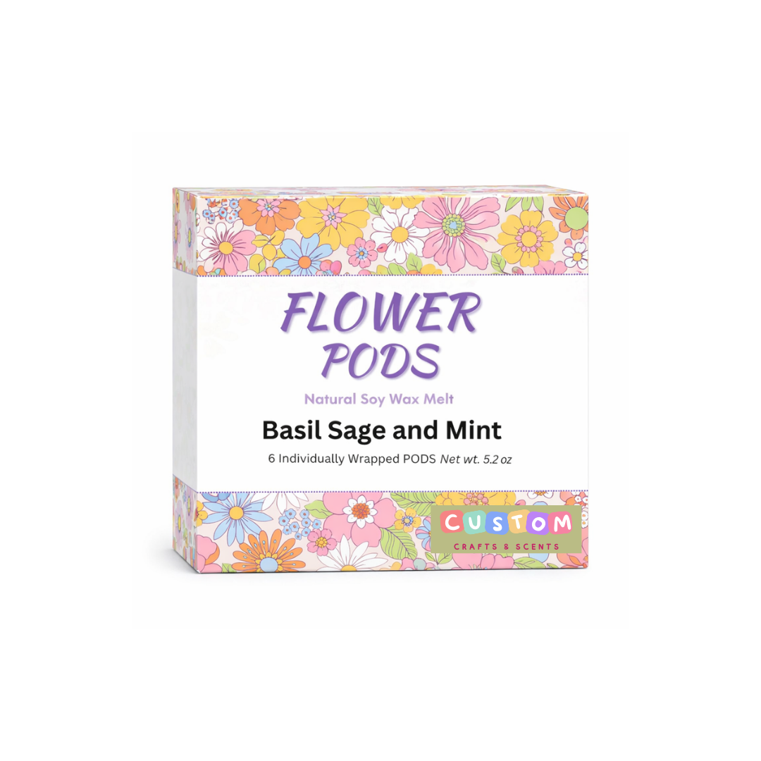 Basil Sage and Mint Flower PODS