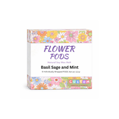 Basil Sage and Mint Flower PODS