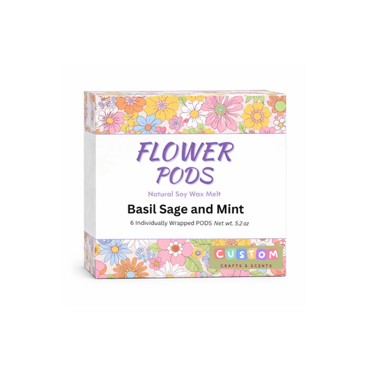 Basil Sage and Mint Flower PODS