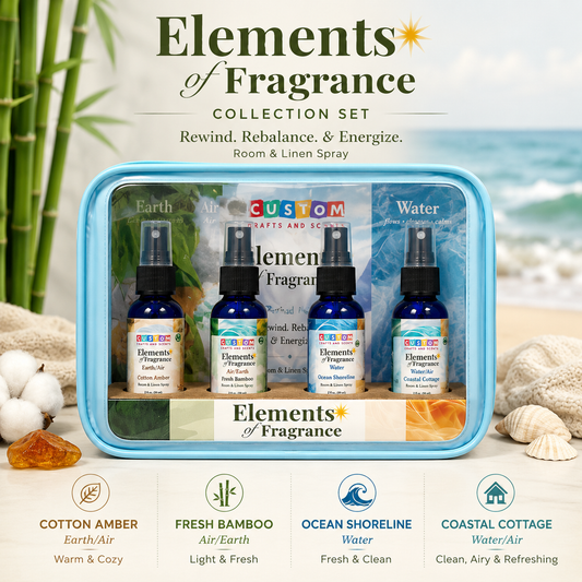 Elements of Fragrance  Room and Linen Spray Collection Set